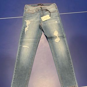 Angry rabbit blue skinny jeans